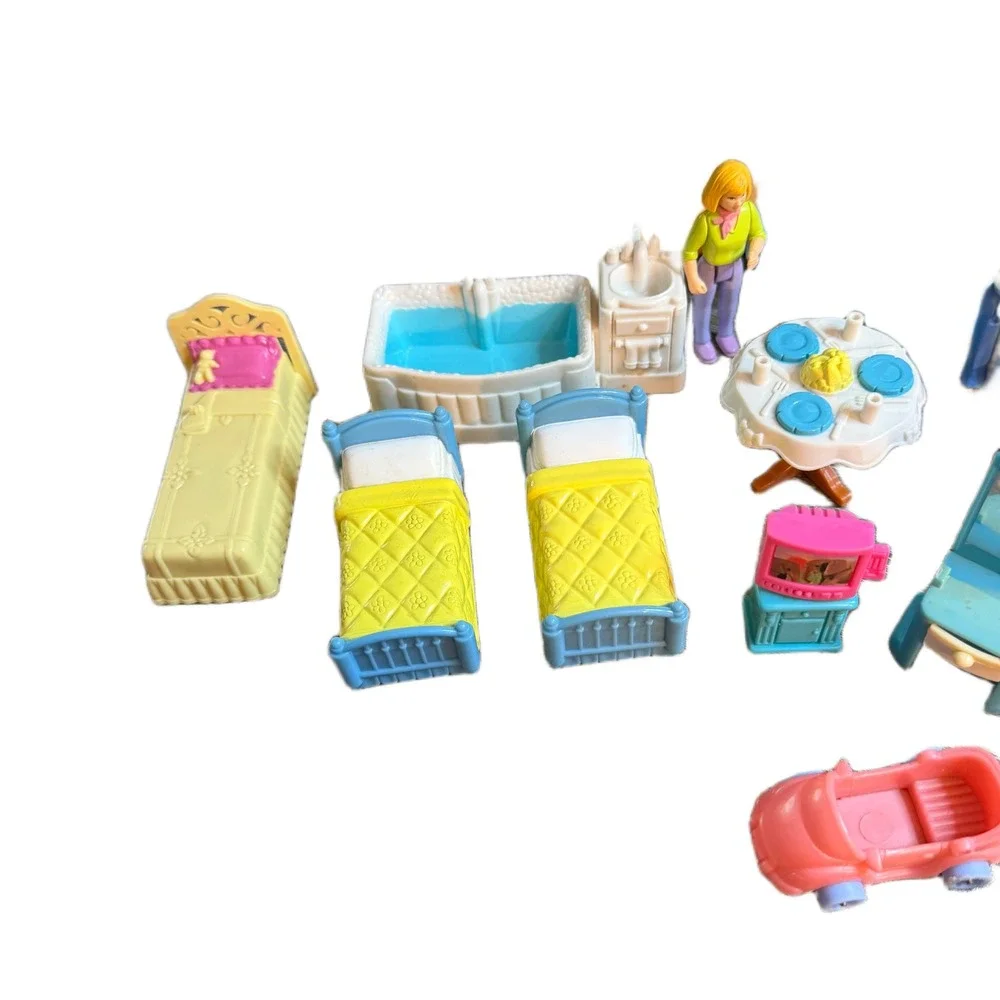 Fisher-Price Loving Family Beach House Vintage Playset with Furniture & Figures